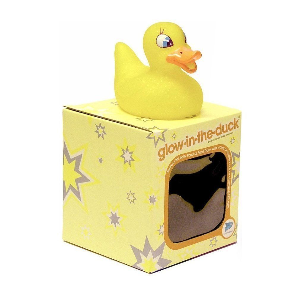 YELLOW DUCKIE - 'GLOW IN THE DUCK' RUBBER DUCKY